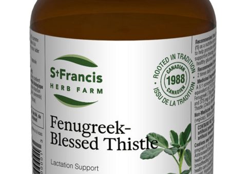 ST FRANCIS HERB FARM Fenugreek Blessed Thistle (500 mg - 60 caps) Cheap