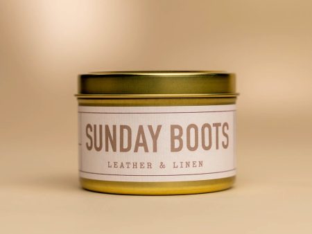 Sunday Boots 5 oz. Candle on Sale