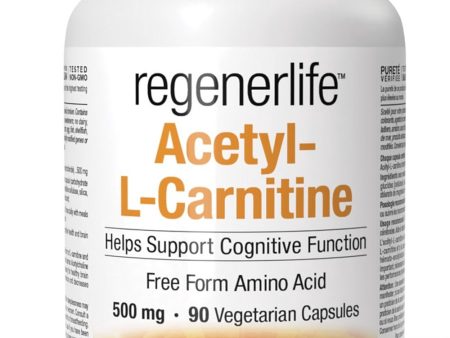 NATURAL FACTORS regenerlife Acetyl-L-Carnitine (500 mg - 90 vcaps) Sale