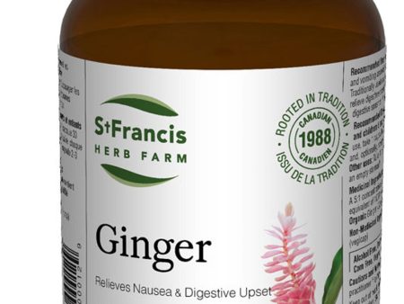 ST FRANCIS HERB FARM Ginger Capsules (60 caps) on Sale