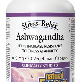 NATURAL FACTORS STRESS RELAX Ashwagandha (600 mg - 30 veg caps) Online Sale