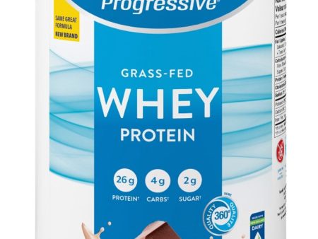 PROGRESSIVE - Grass Fed Whey Protein (Chocolate Velvet - 850 gr) Online Sale