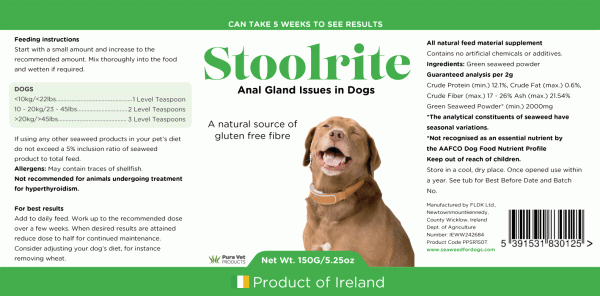 Stoolrite | Natural Stool Former Packed with Fibre for Dogs (Copy) Cheap