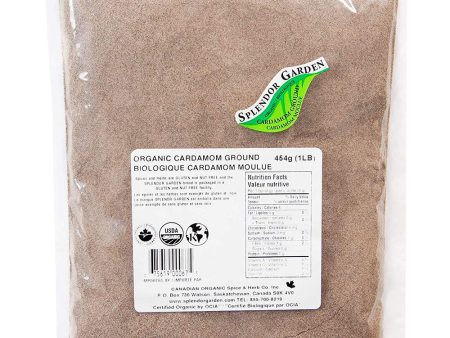 SPLENDOR GARDEN Organic Cardamom Ground (454 gr) Fashion