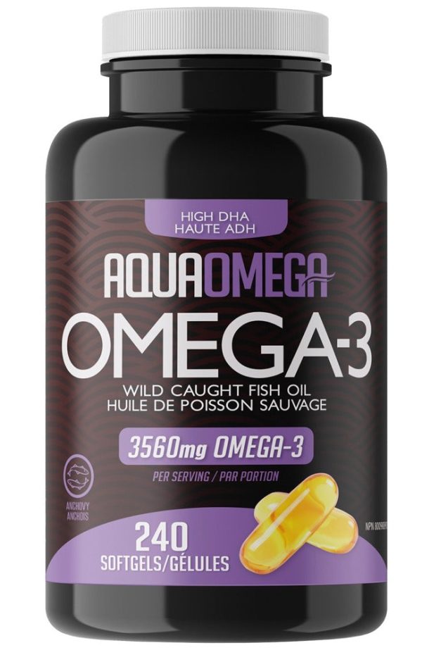 AQUAOMEGA Omega 3 High DHA (240 sgels) Discount