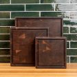 Walnut End Grain Square Butcher Block with Juice Groove Fashion