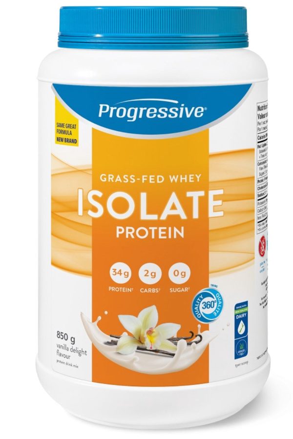 PROGRESSIVE Grass Fed Whey Isolate (Vanilla Delight - 850 gr) Online