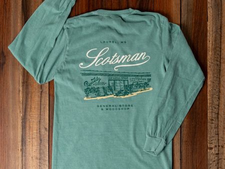 SCo. General Store & Woodshop Long Sleeve T-Shirt Discount