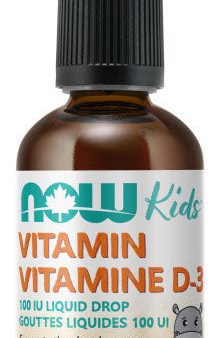 NOW Kids Vitamin D3 (100 IU - 60 ml) Online now