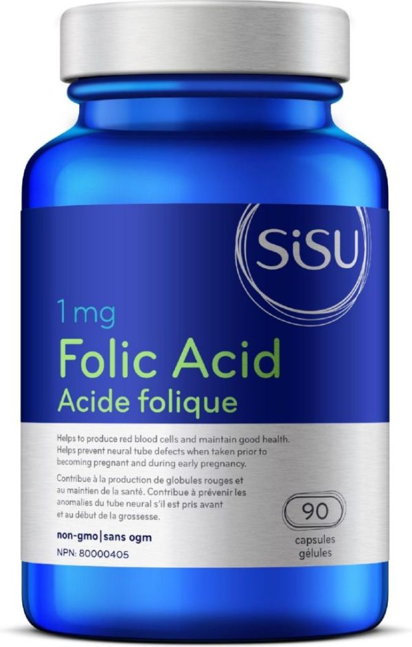 SISU Folic Acid (1 mg - 90 tabs) Supply