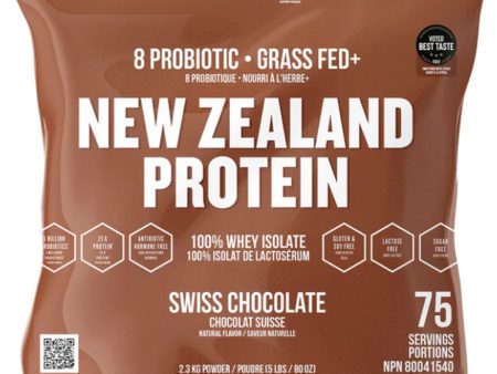 SCHINOUSSA NZ Whey Isolate + Probiotics (Swiss Chocolate - 2.3 kg) on Sale