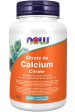 NOW Calcium Citrate with Minerals & Vitamin D (100 tablets) on Sale