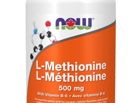 NOW L-Methionine (500 mg - 100 Capsules) Supply