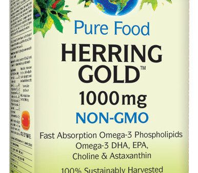 WHOLE EARTH & SEA Herring Gold Omega 3 (1000 mg - 60 sgels) Discount