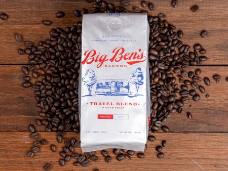 Travel Blend Whole Bean Bag 12oz Bag Discount