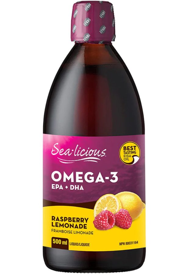 SEA-LICIOUS Omega 3 EPA-DHA (Raspberry Lemonade - 500 ml ) For Cheap