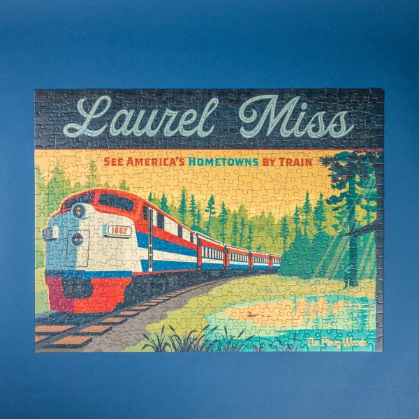 Laurel Train Mural Puzzle Cheap