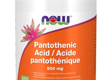 NOW Pantothenic Acid (500 mg - 250 Veg Capsules) Cheap