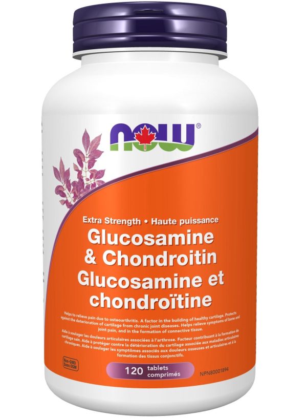 NOW Glucosamine & Chondroitin (120 tabs) For Discount