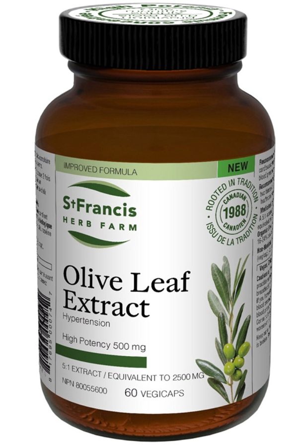 ST FRANCIS HERB FARM Olive Leaf Capsules (60 Caps) For Discount