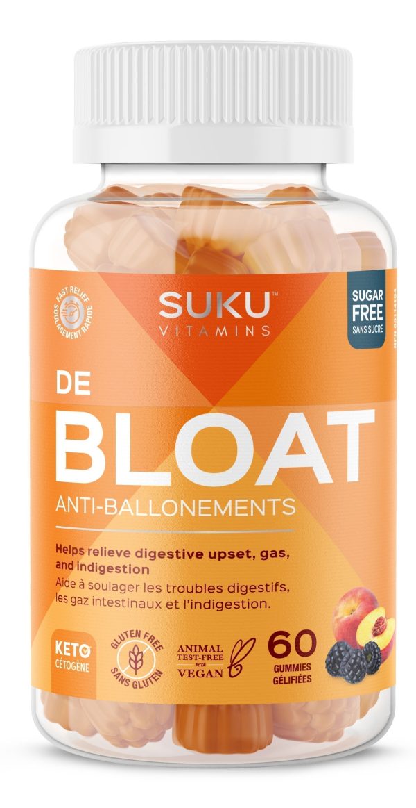 SUKU De Bloat (Berry Peachy - 60 Gummies) Hot on Sale