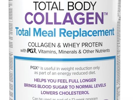 NATURAL FACTORS Total Body Collagen Total Meal Replacement (Vanilla - 855 gr) Hot on Sale