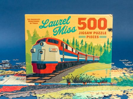 Laurel Train Mural Puzzle Cheap