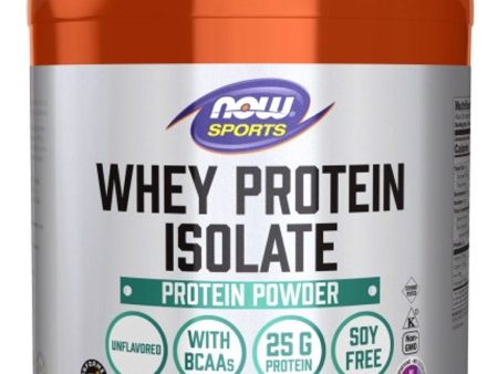 NOW SPORTS Whey Protein Isolate (Unflavoured - 2.2 kg) Hot on Sale