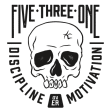 Discipline Over Motivation Skull Sticker 3x3 Sale