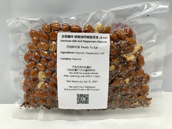 Szechuan Salt and Peppercorn Peanuts (4oz) Online Hot Sale