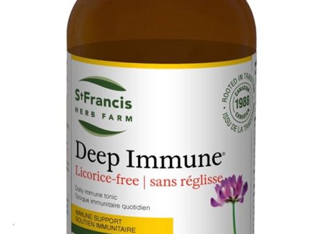 ST FRANCIS HERB FARM Deep Immune Original - Licorice Free (250 ml) Online now