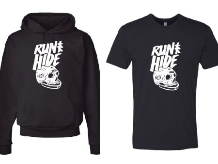 Custom Print: RUN & HIDE Football Shirt Hoodie Cheap