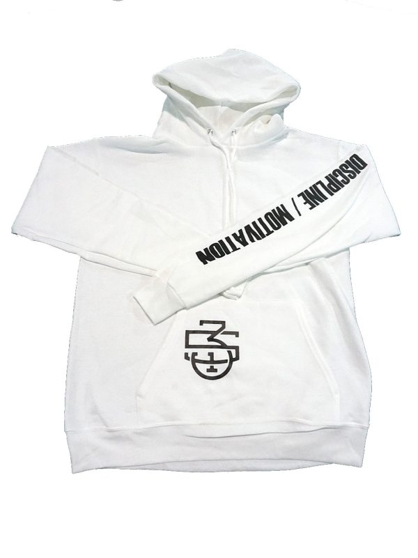 D M and Monogram Hood White For Discount